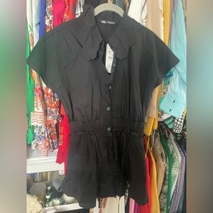 Zara black romper